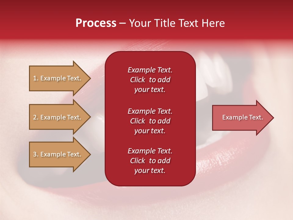 Lips Smile Whitening PowerPoint Template