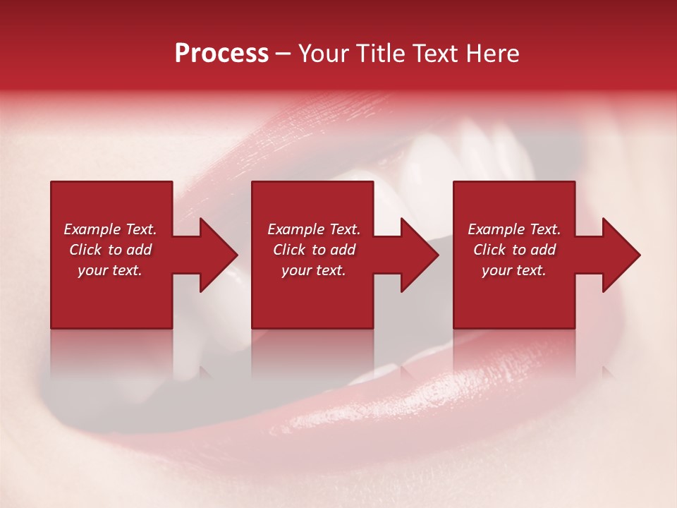 Lips Smile Whitening PowerPoint Template