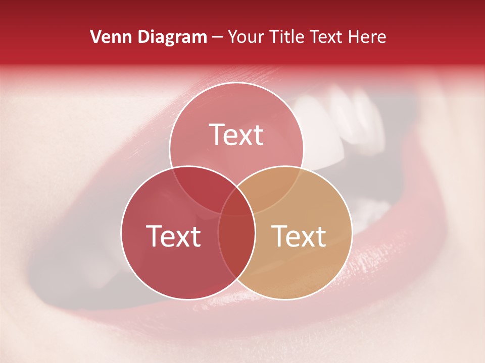 Lips Smile Whitening PowerPoint Template