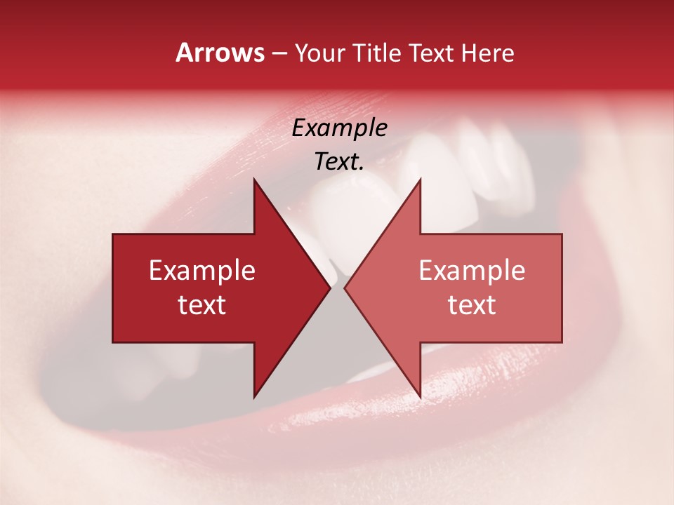 Lips Smile Whitening PowerPoint Template