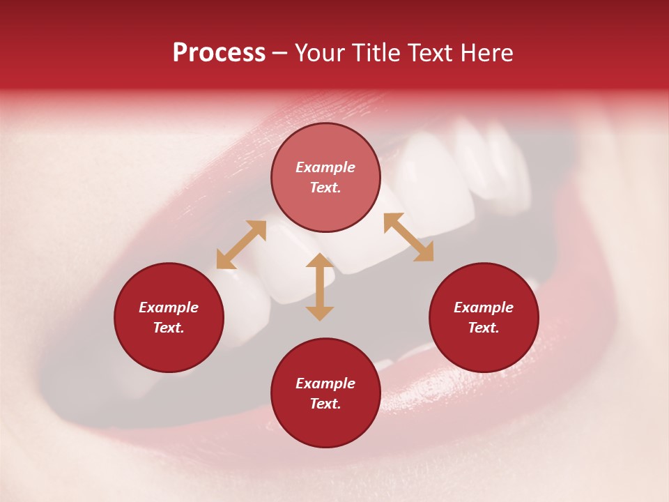 Lips Smile Whitening PowerPoint Template