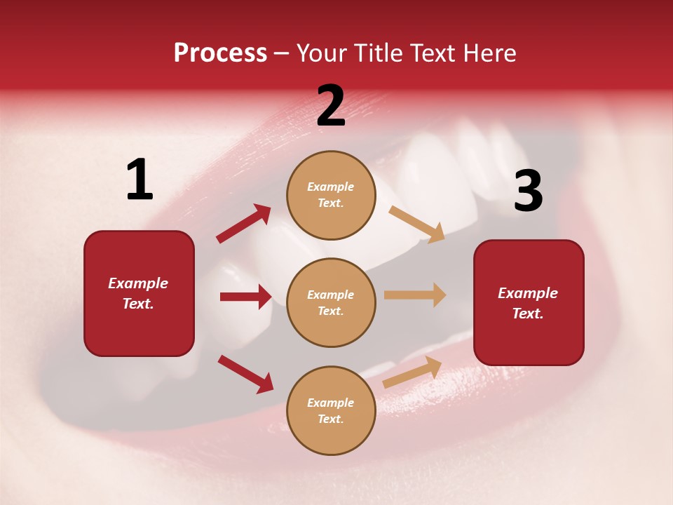 Lips Smile Whitening PowerPoint Template