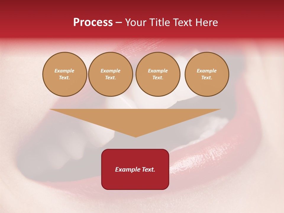 Lips Smile Whitening PowerPoint Template