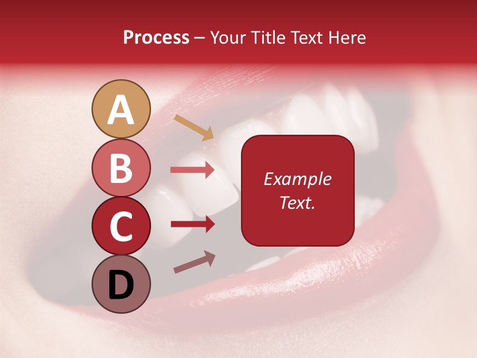 Lips Smile Whitening PowerPoint Template