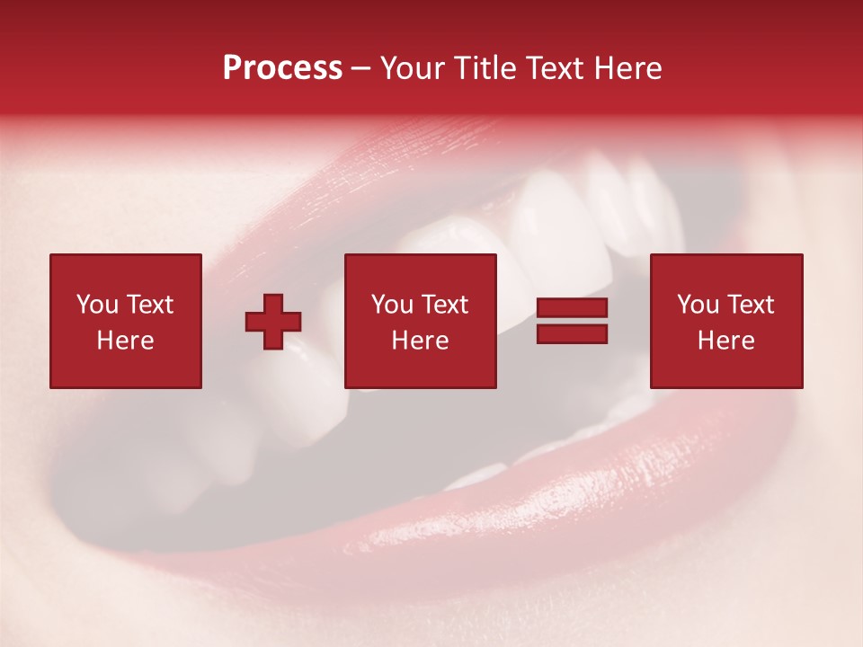 Lips Smile Whitening PowerPoint Template