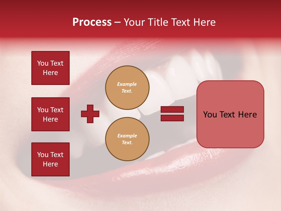Lips Smile Whitening PowerPoint Template
