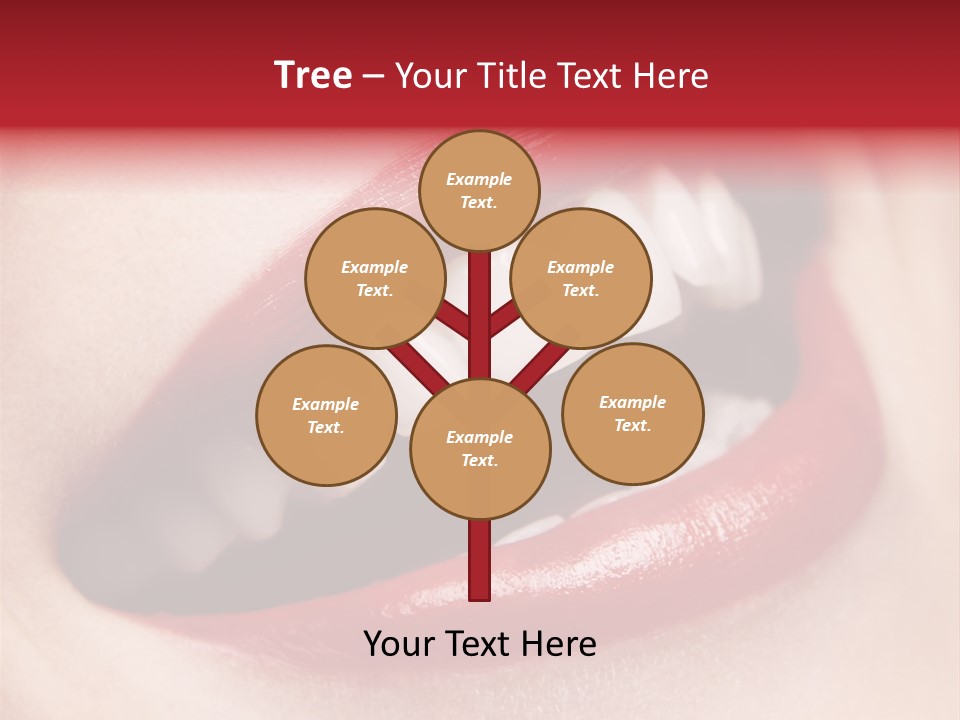 Lips Smile Whitening PowerPoint Template
