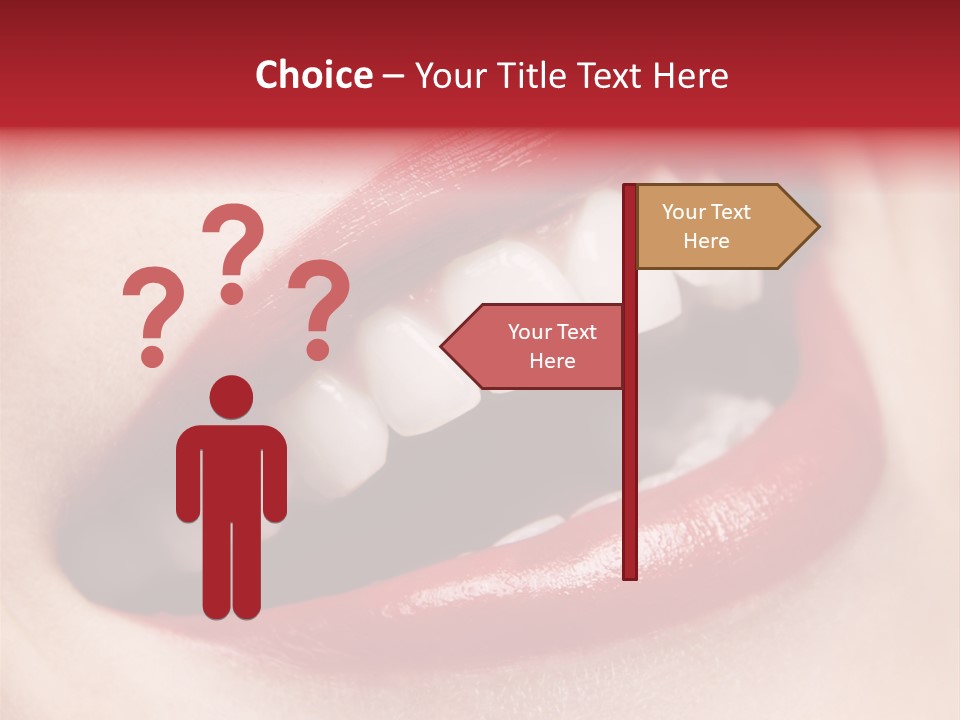 Lips Smile Whitening PowerPoint Template