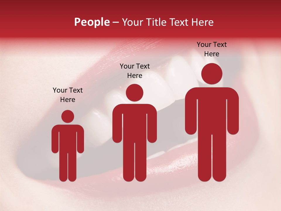 Lips Smile Whitening PowerPoint Template
