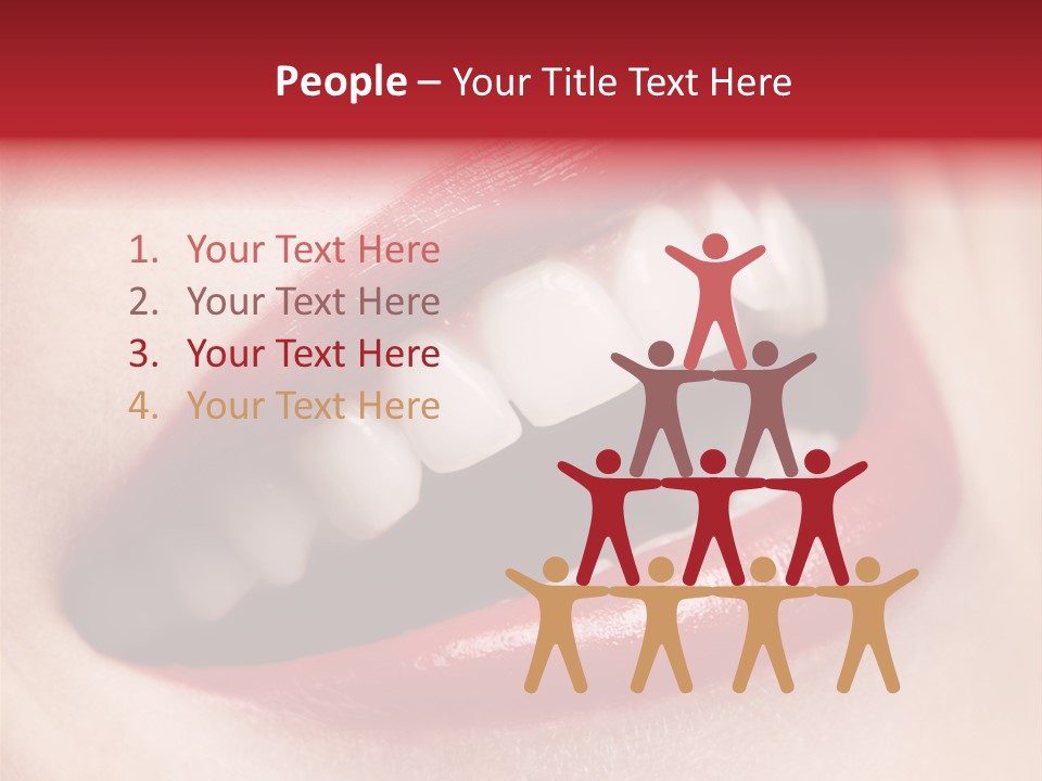 Lips Smile Whitening PowerPoint Template