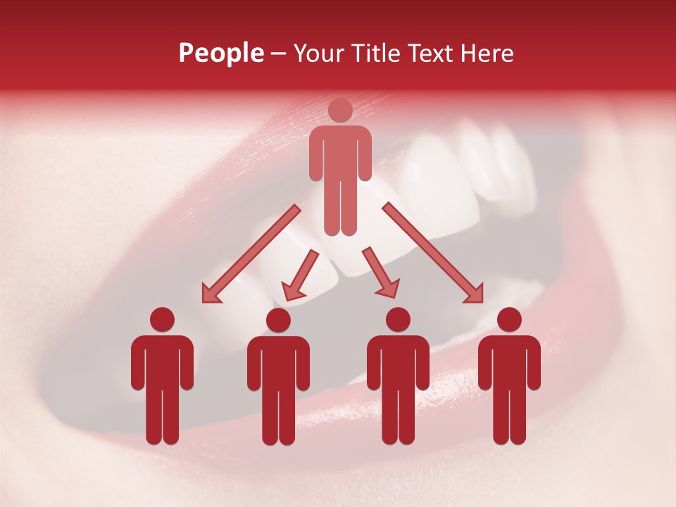 Lips Smile Whitening PowerPoint Template