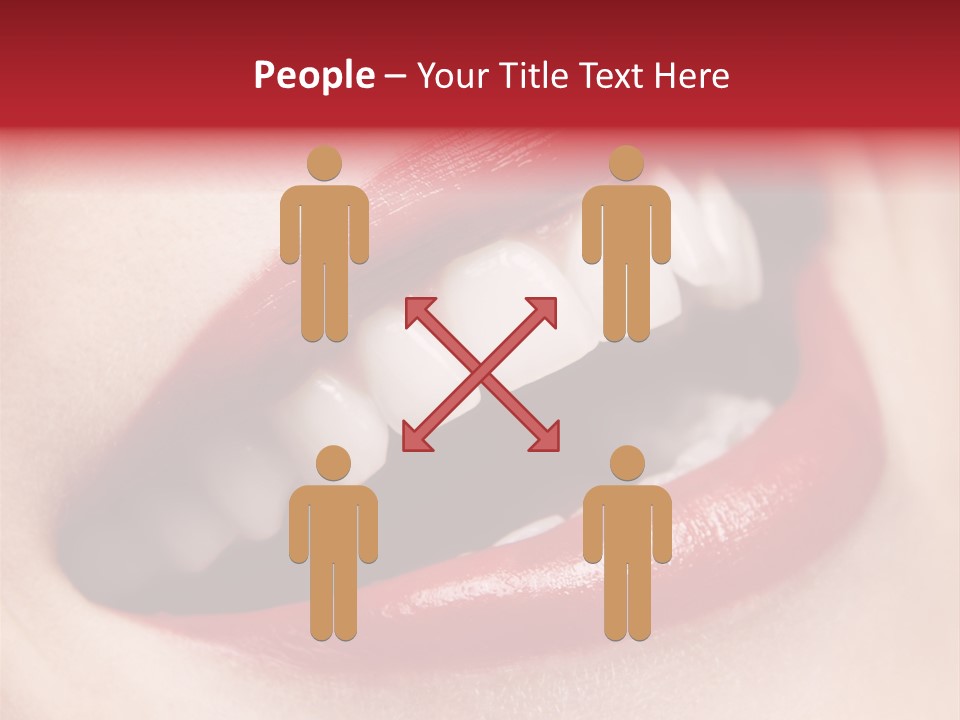 Lips Smile Whitening PowerPoint Template