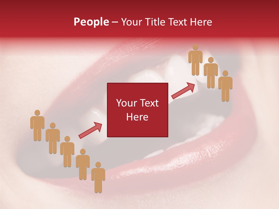 Lips Smile Whitening PowerPoint Template