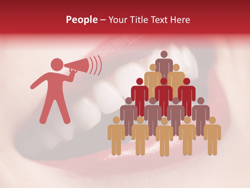 Lips Smile Whitening PowerPoint Template