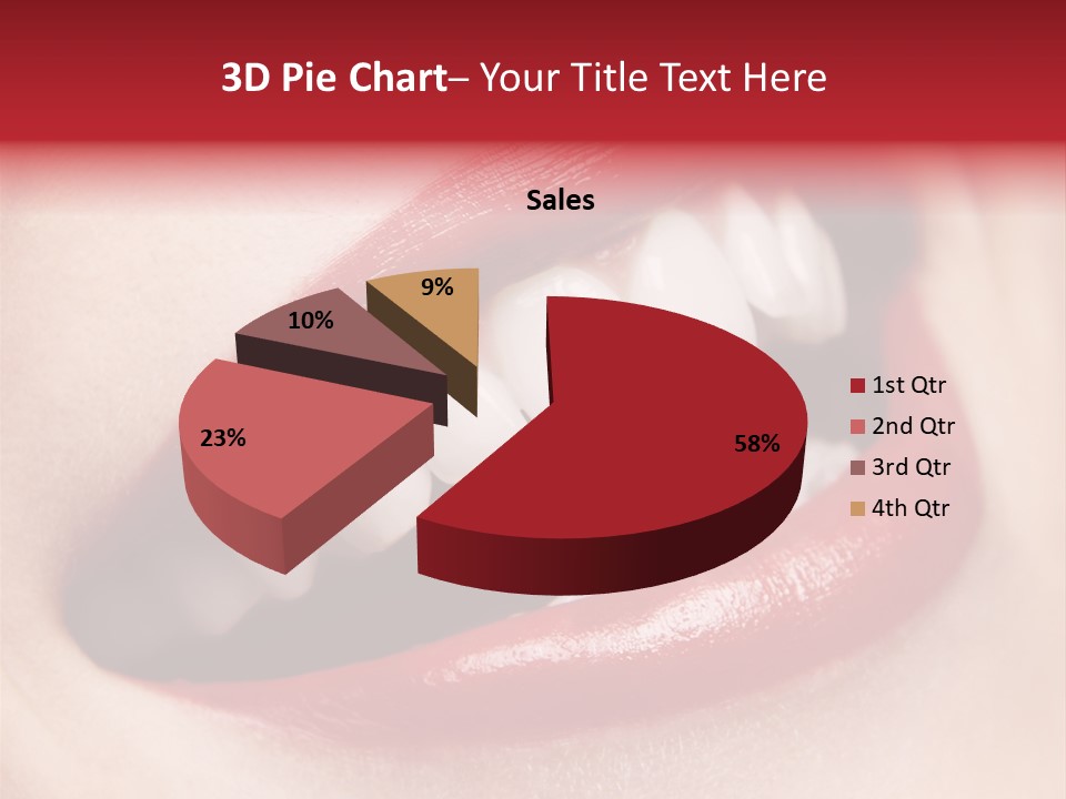 Lips Smile Whitening PowerPoint Template