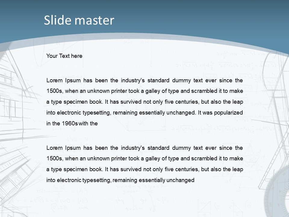 Pencil Build Entrepreneur PowerPoint Template