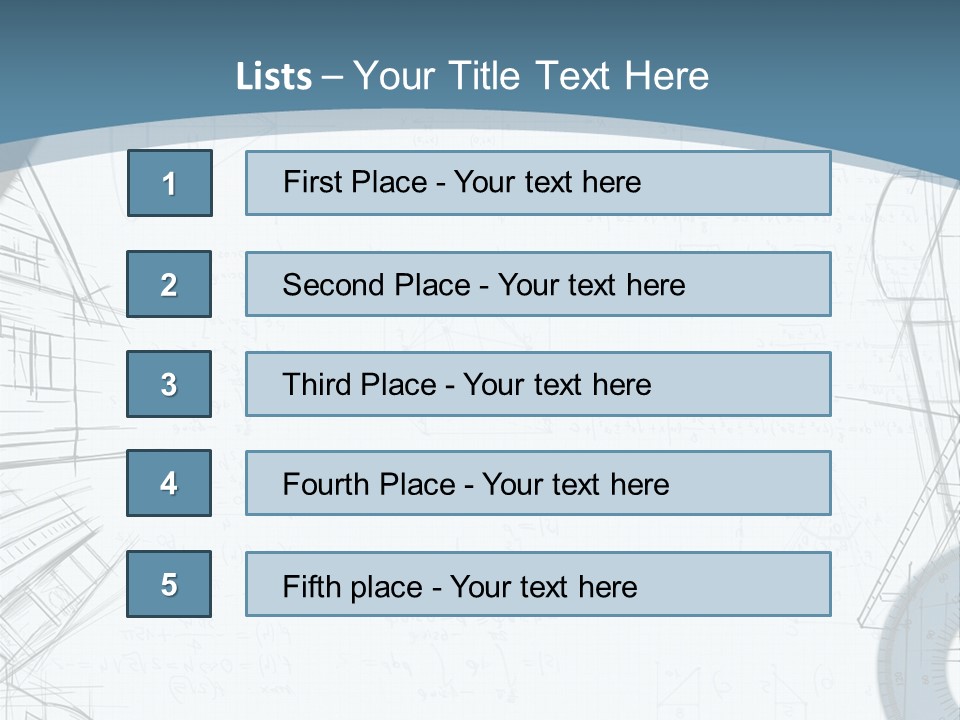 Pencil Build Entrepreneur PowerPoint Template