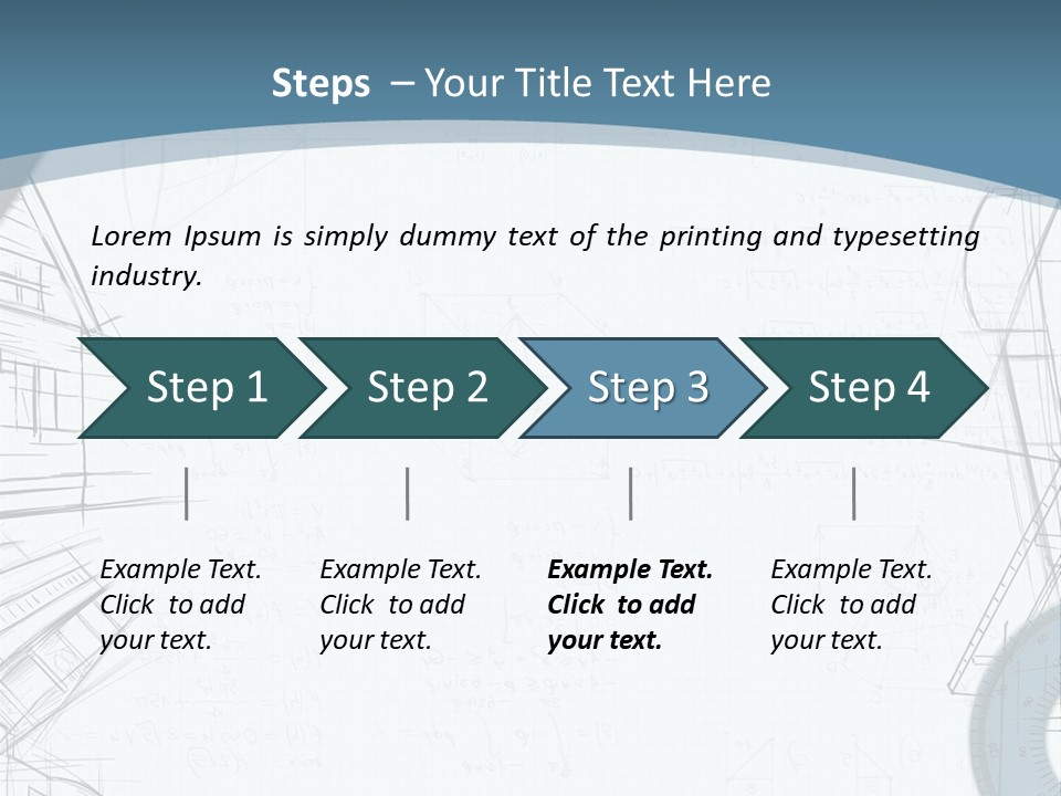 Pencil Build Entrepreneur PowerPoint Template