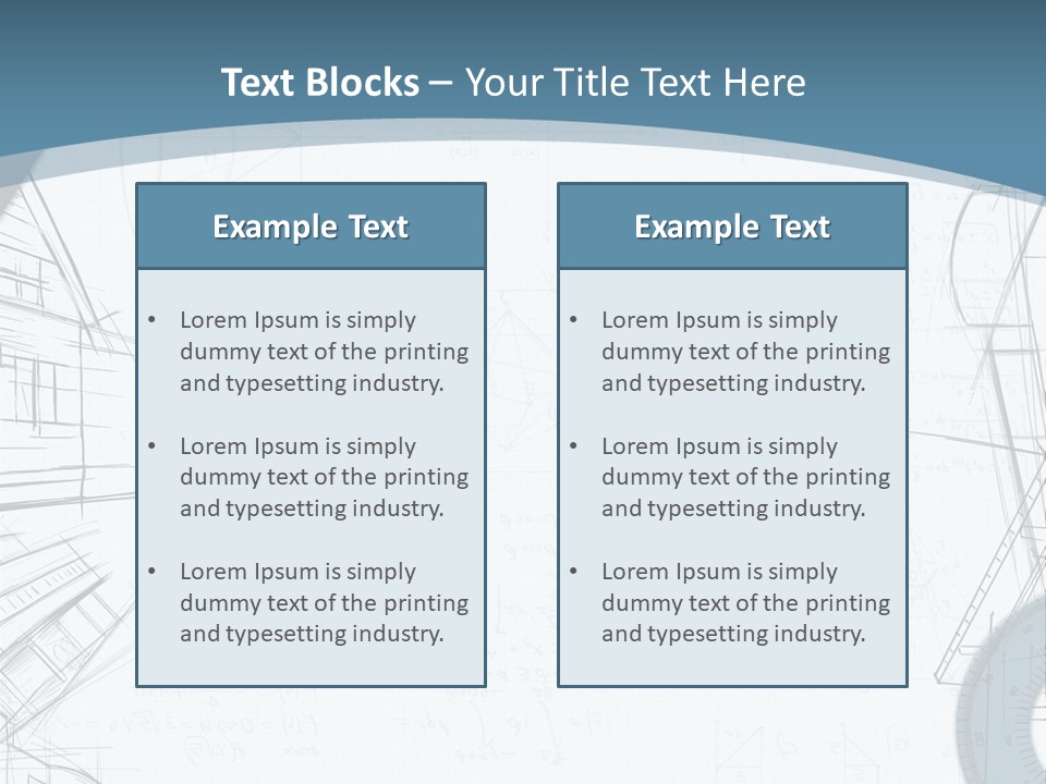 Pencil Build Entrepreneur PowerPoint Template