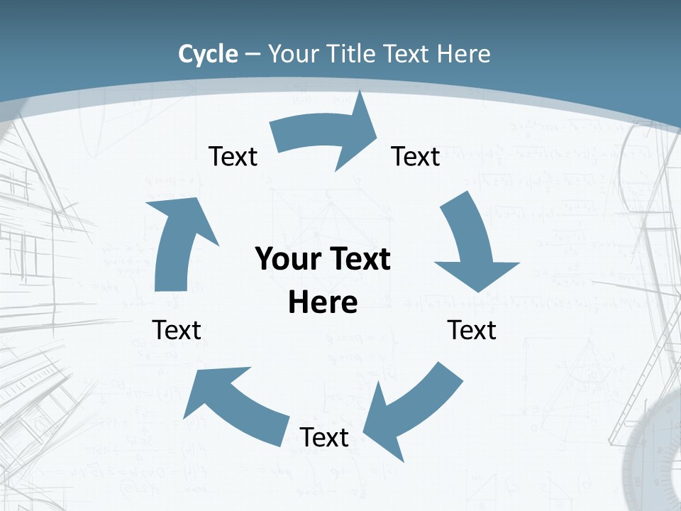 Pencil Build Entrepreneur PowerPoint Template