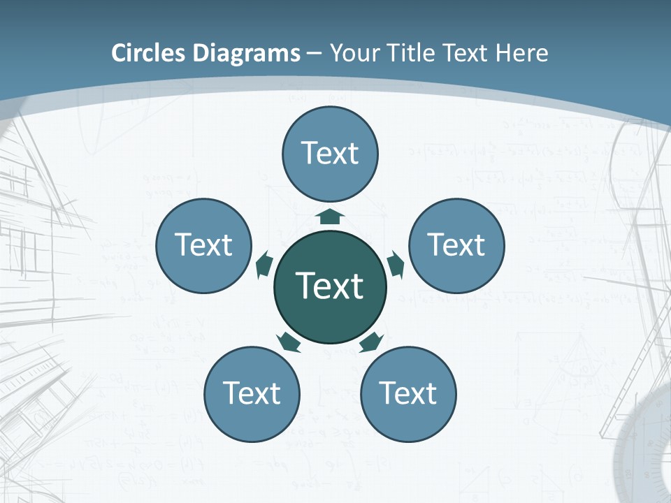 Pencil Build Entrepreneur PowerPoint Template