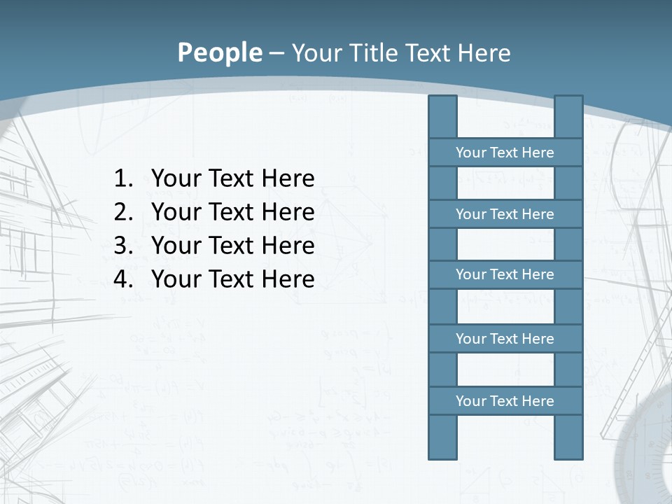 Pencil Build Entrepreneur PowerPoint Template