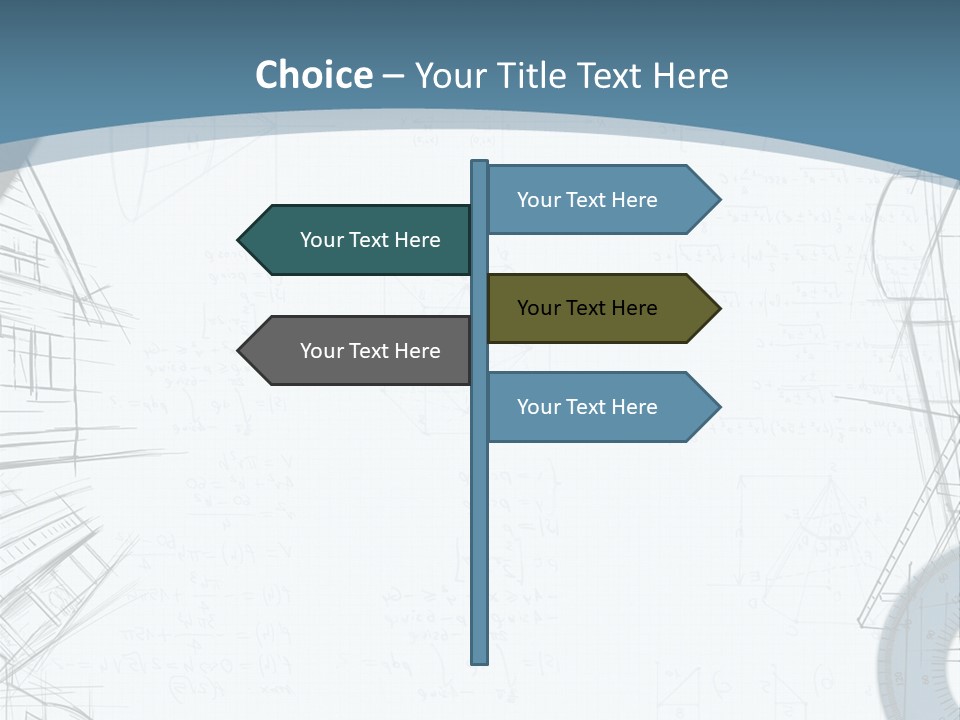 Pencil Build Entrepreneur PowerPoint Template