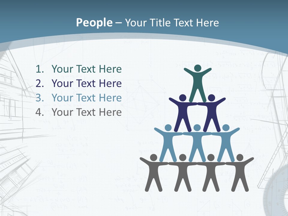 Pencil Build Entrepreneur PowerPoint Template