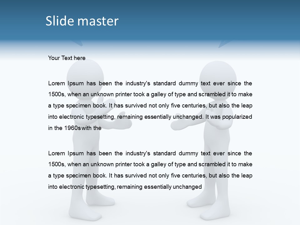 Balloon Cartoon Dialog PowerPoint Template