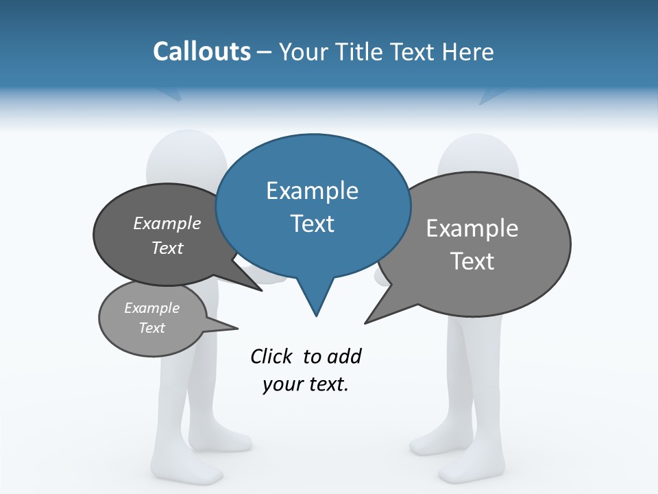 Balloon Cartoon Dialog PowerPoint Template