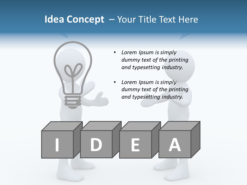 Balloon Cartoon Dialog PowerPoint Template