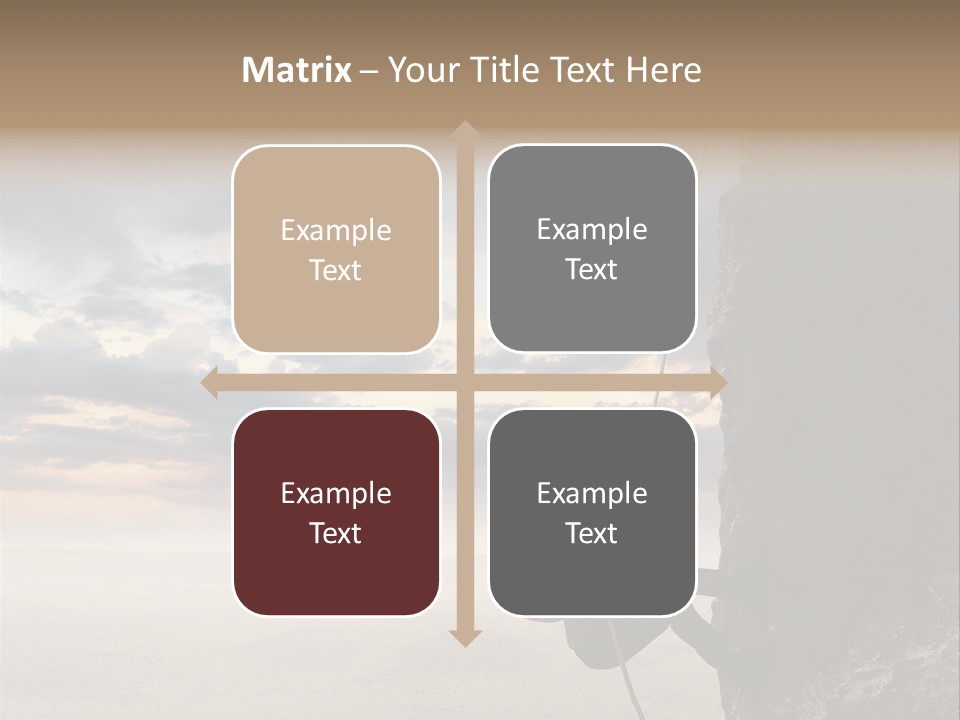 Business Rock Manager PowerPoint Template