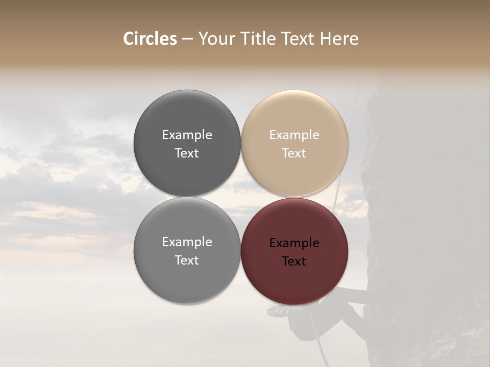 Business Rock Manager PowerPoint Template