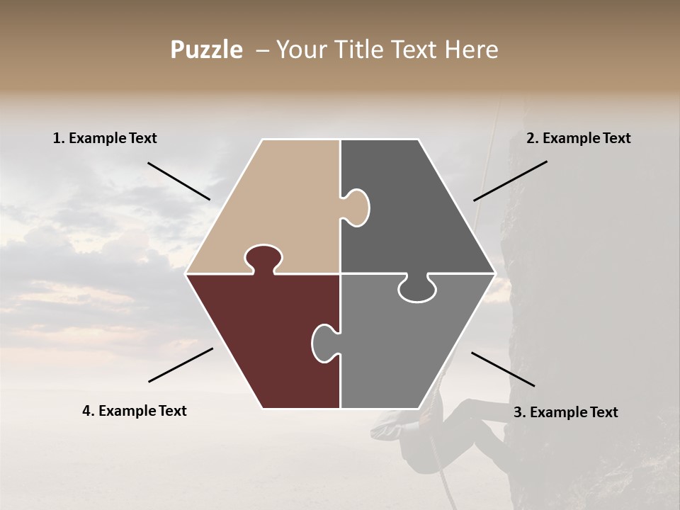 Business Rock Manager PowerPoint Template