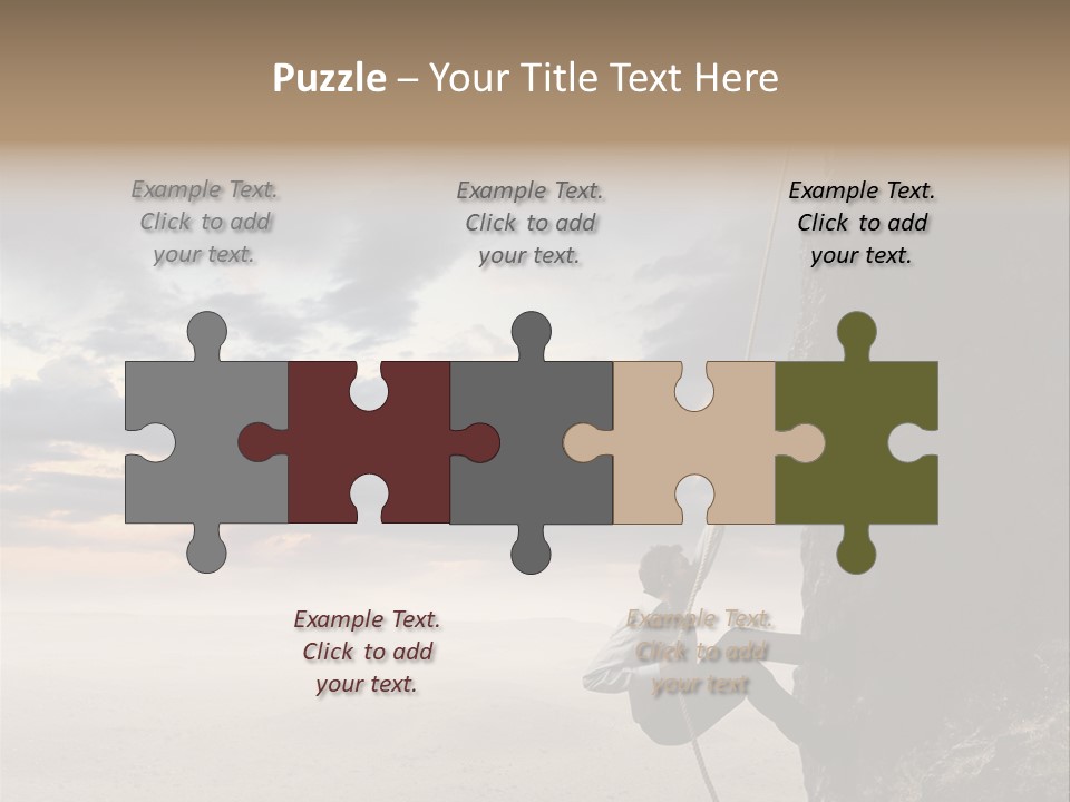 Business Rock Manager PowerPoint Template