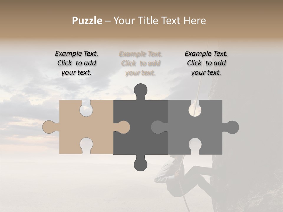 Business Rock Manager PowerPoint Template