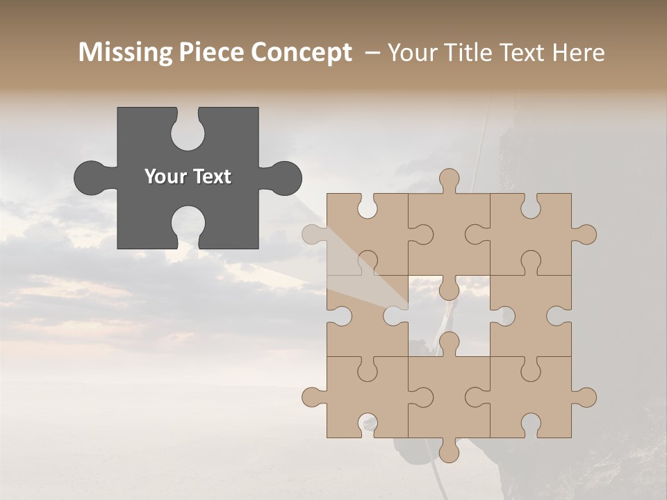 Business Rock Manager PowerPoint Template