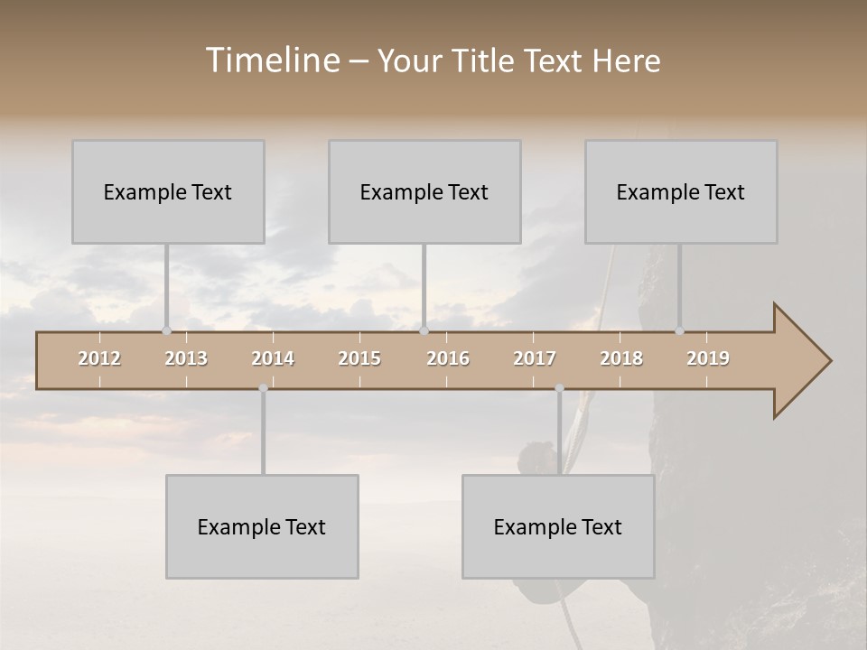 Business Rock Manager PowerPoint Template