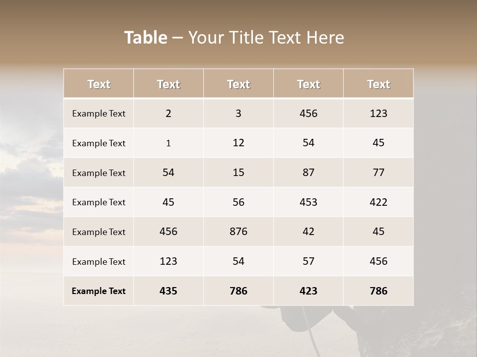 Business Rock Manager PowerPoint Template