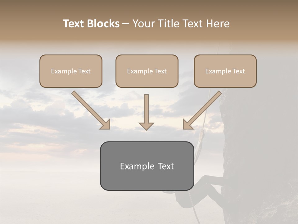 Business Rock Manager PowerPoint Template