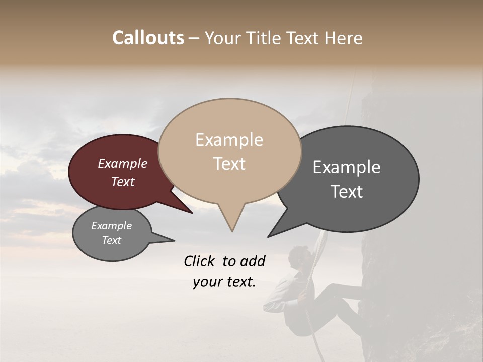 Business Rock Manager PowerPoint Template
