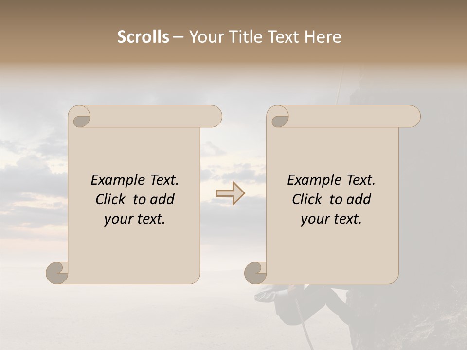 Business Rock Manager PowerPoint Template