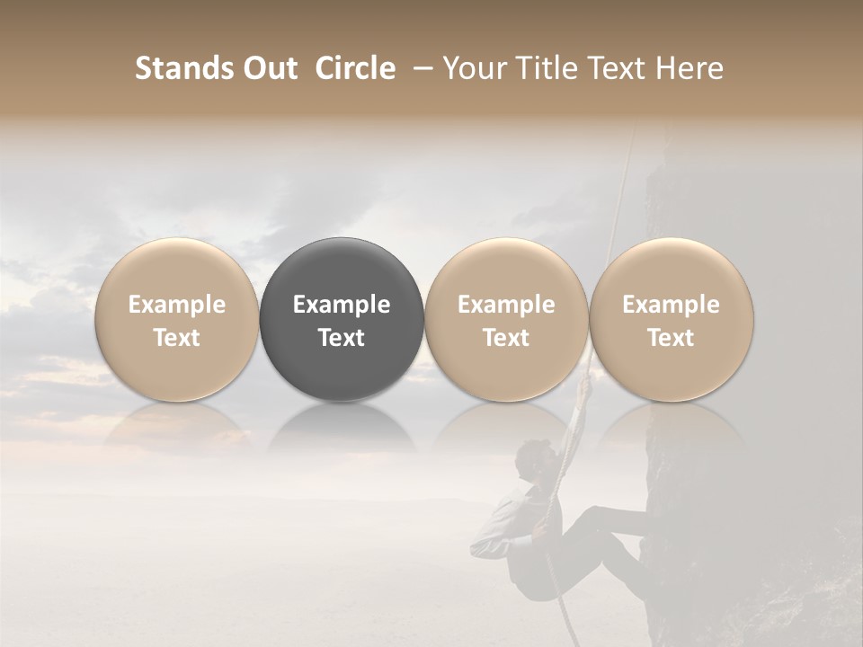 Business Rock Manager PowerPoint Template