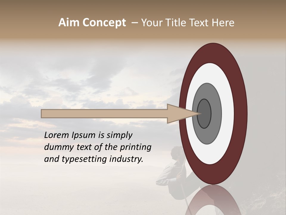 Business Rock Manager PowerPoint Template