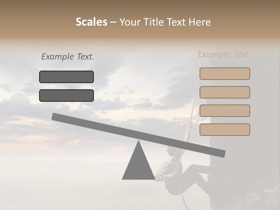 Business Rock Manager PowerPoint Template