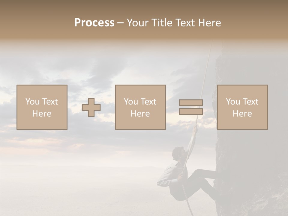 Business Rock Manager PowerPoint Template