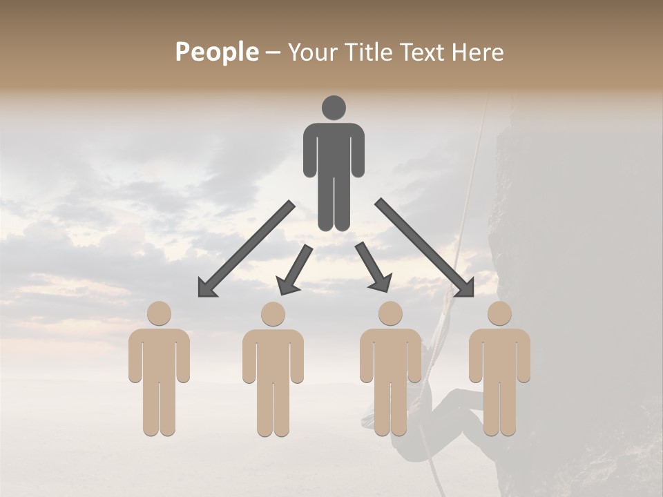 Business Rock Manager PowerPoint Template