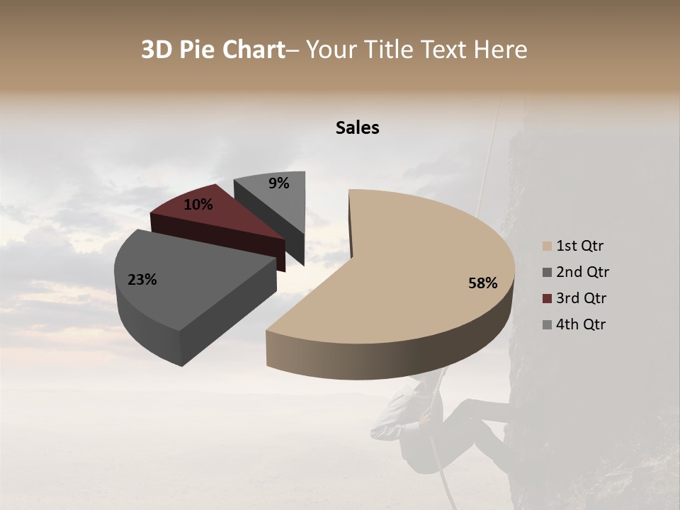 Business Rock Manager PowerPoint Template