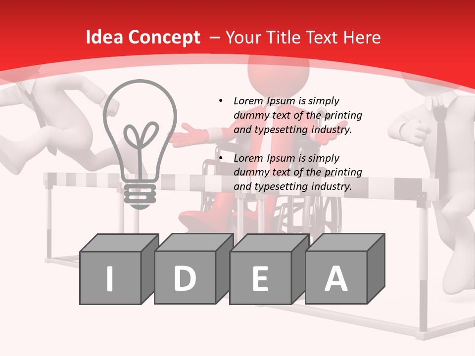 Health Men Illustration PowerPoint Template