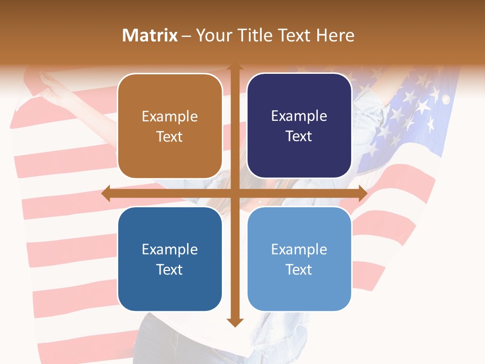 Holding Excited Cheerful PowerPoint Template